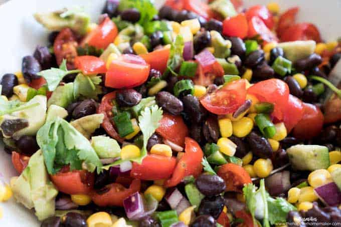 corn and black bean salsa