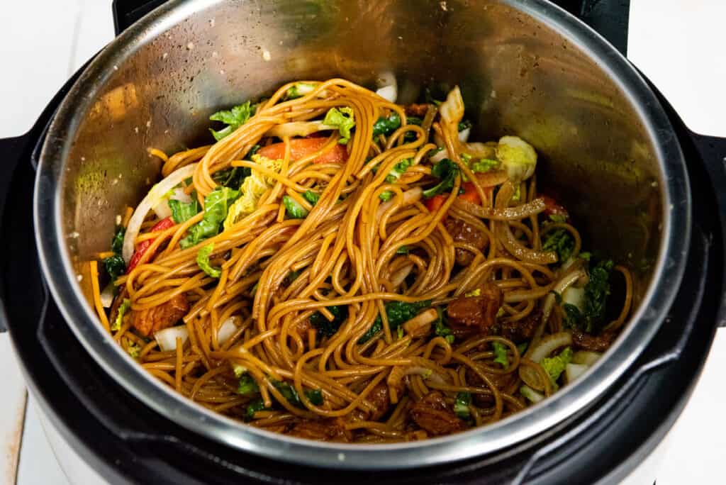 Instant pot pork lo mein hotsell