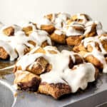 monkey bread muffins with frosting