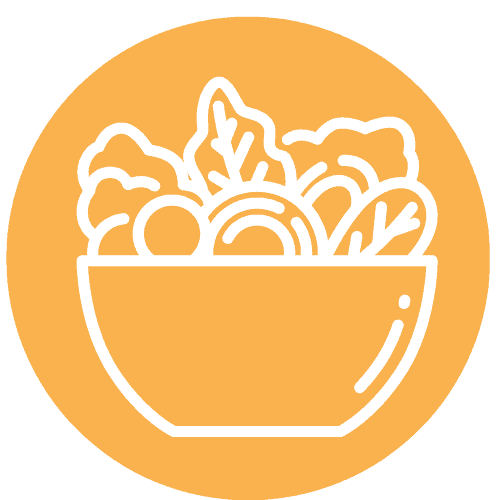 icon with drawing of bowl of salad