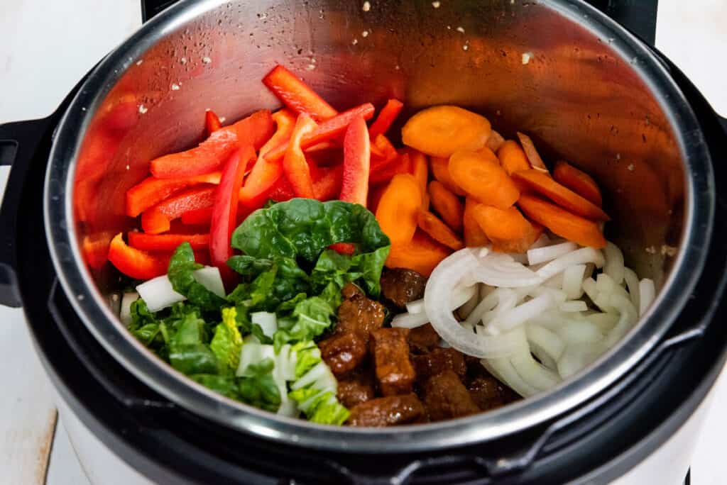 vegetables in instant pot