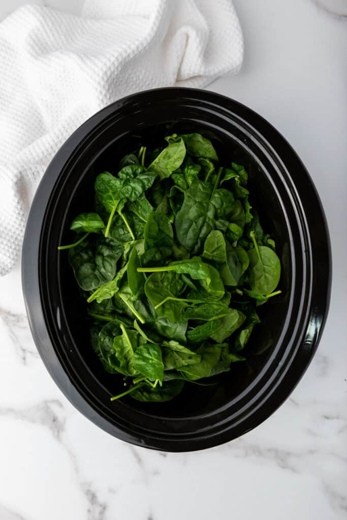 spinach in slow cooker