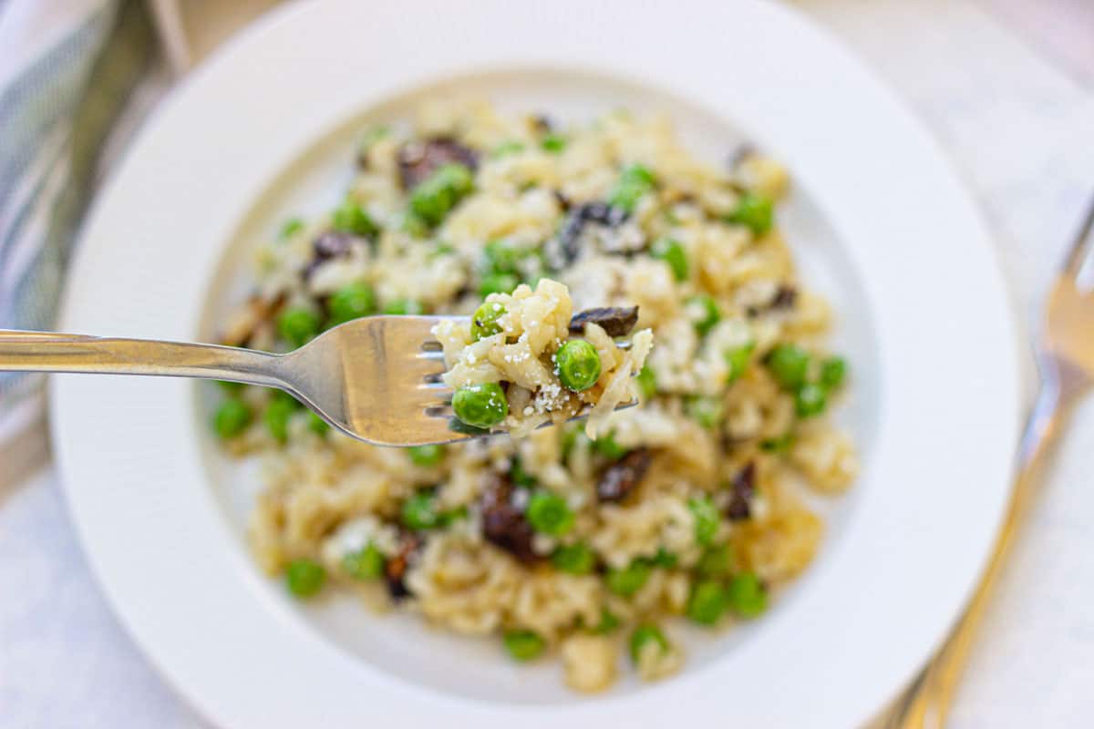 Risotto with Peas - Shaken Together