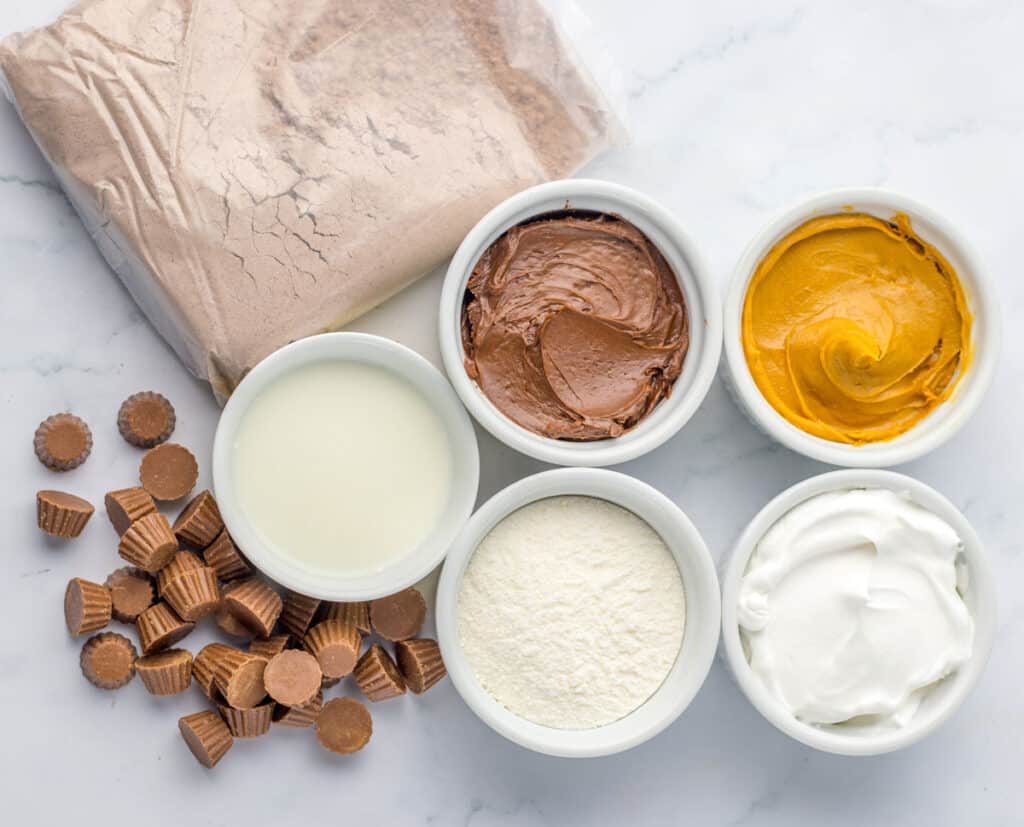 peanut butter poke cake ingredients