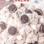 collage of oreo fluff with recipe name overlay