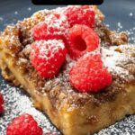 collage of French Toast Casserole with recipe name overlay