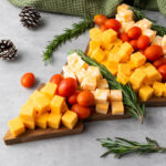 Christmas tree shaped cheese board