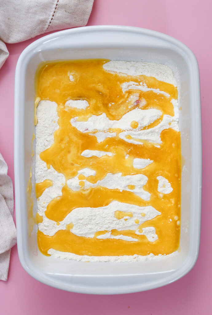 unbaked dump cake