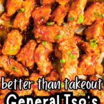 collage of General Tso’s Chicken with recipe name overlay