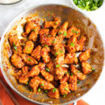 general tsos chicken in skillet