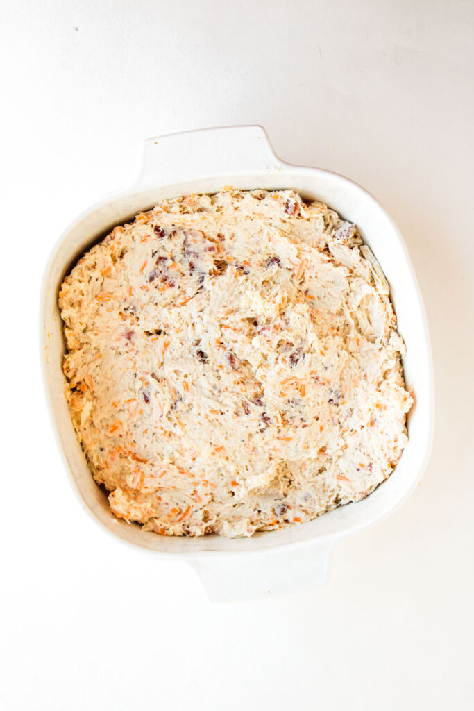 crack chicken dip before baking