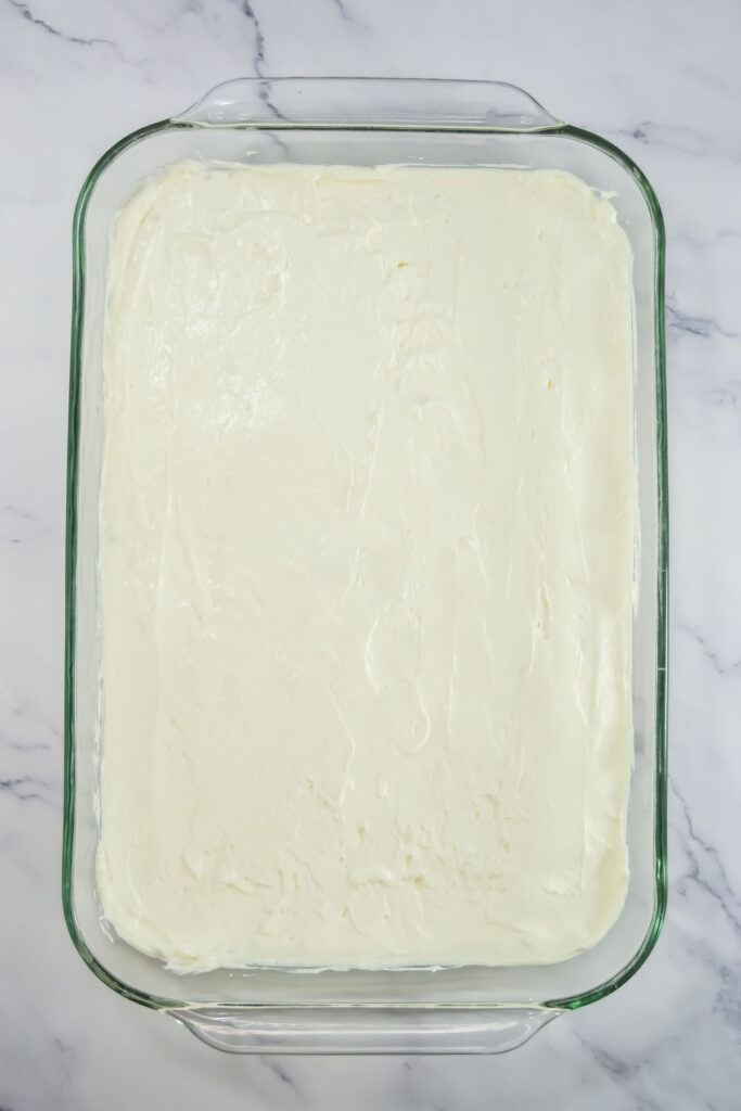 cream cheese layer for pretzel berry salad