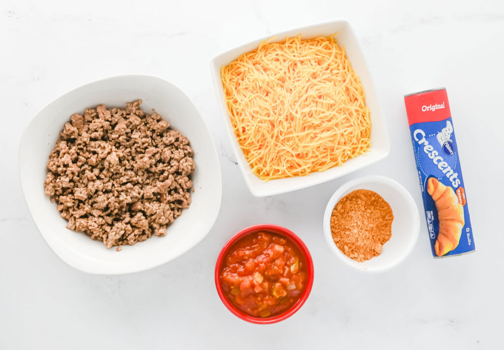 crescent taco bake ingredients