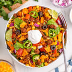 bowl of Doritos taco salad