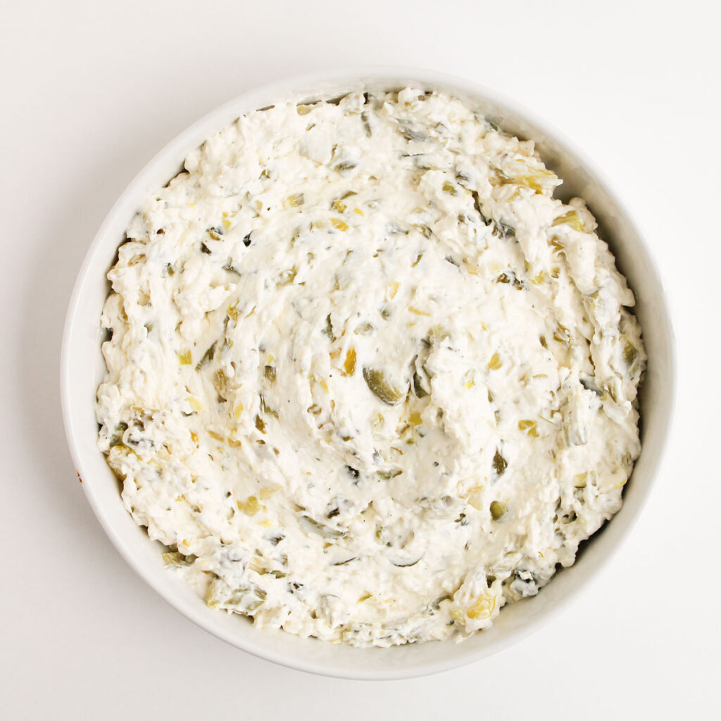dill pickle dip in bowl